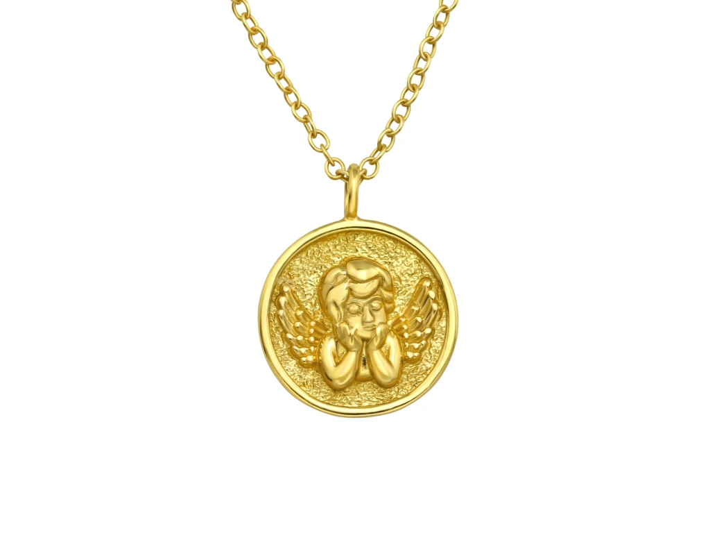 5785 Stříbrný náhrdelník ANDĚL